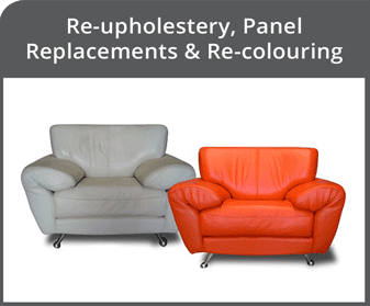 Re-upholstery, Panel Replacement and Re-colouring